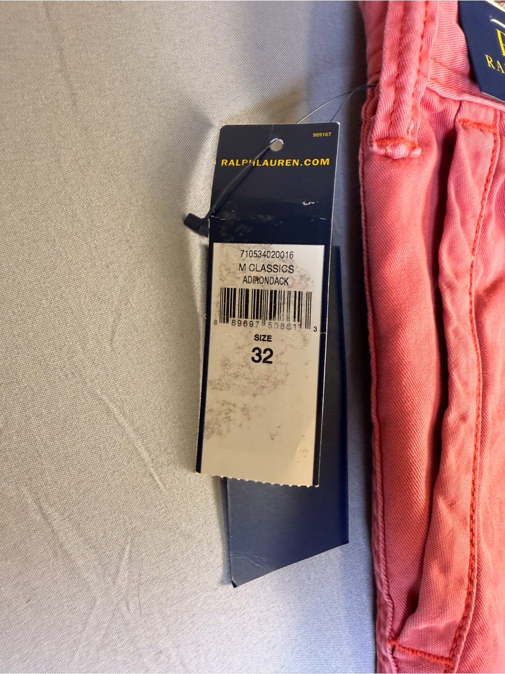 Ralph Lauren Men’s Relaxed Fit Nantucket Red Shorts Size 32 NWT - Picture 3 of 10